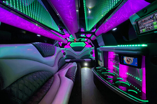 Elegant limousines and limo bus rentals