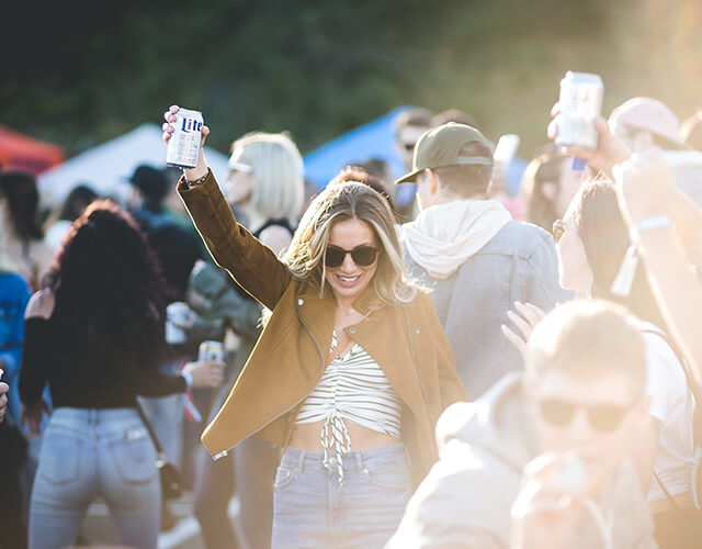 Party buses for music festivals